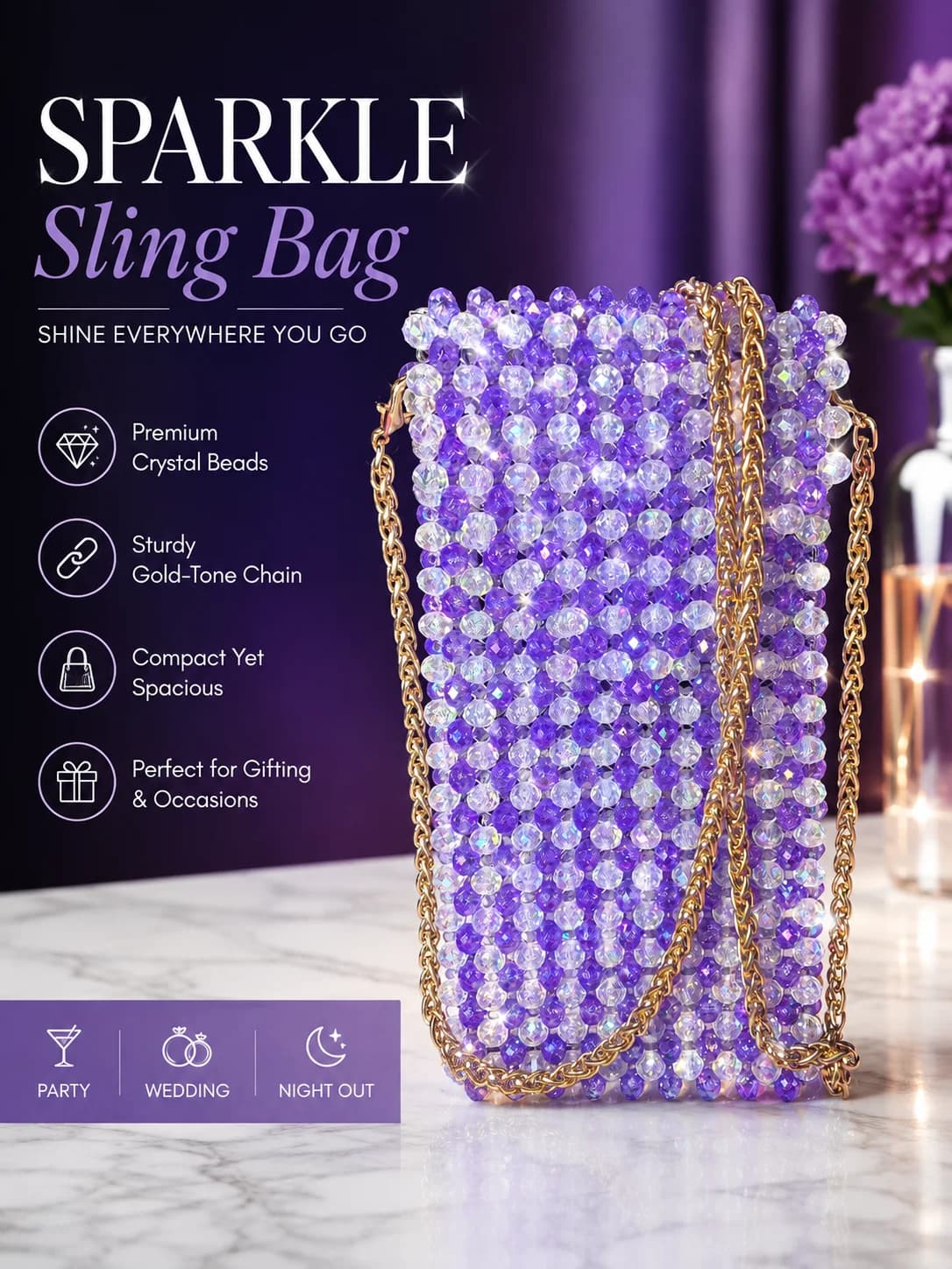 Sparkle Sling Bag