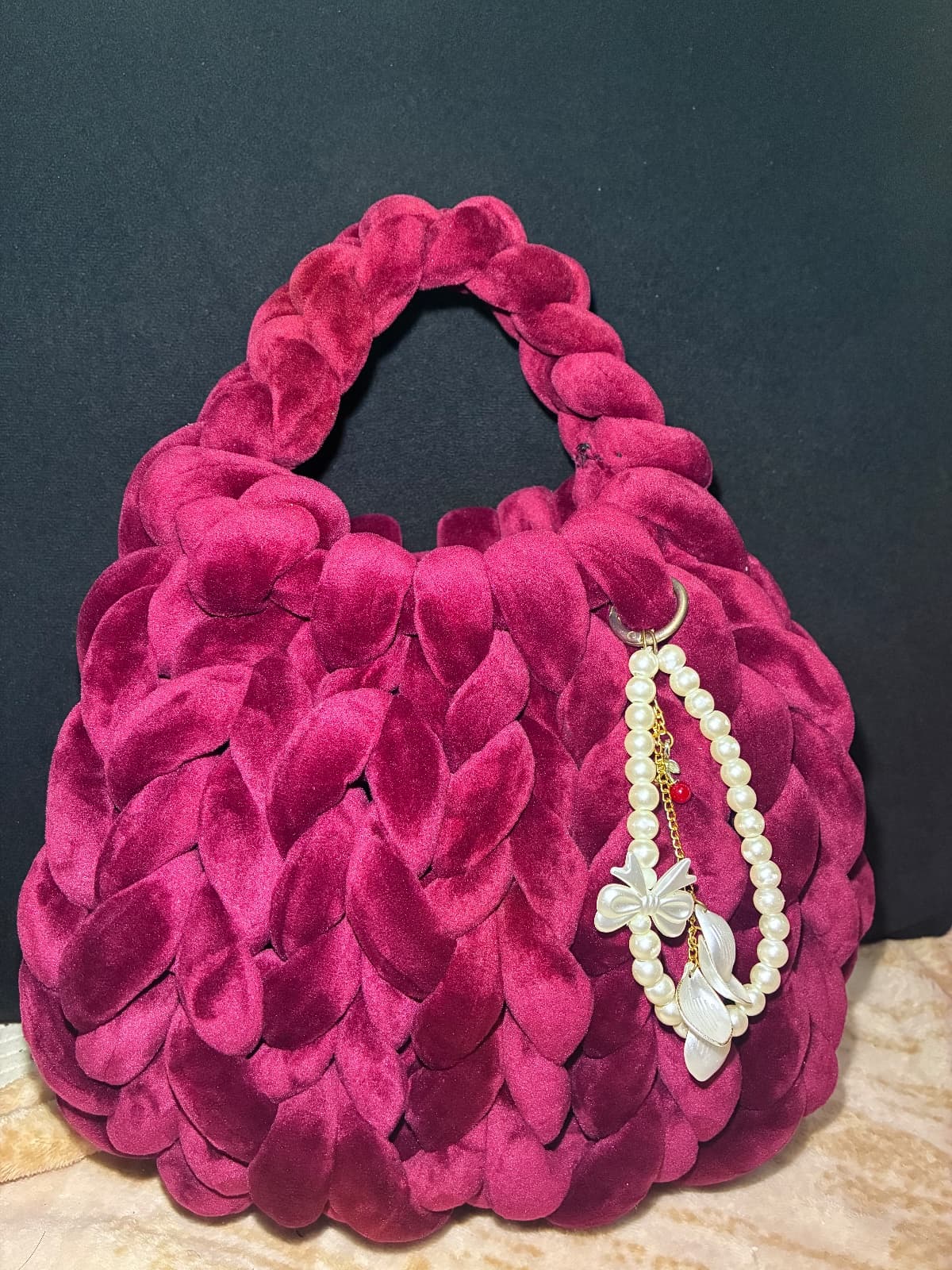 Valvet Chunky Yarn Bag — Hand-crafted, one at a time.